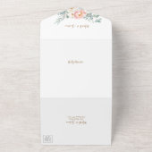 Eukalyptus Peonies All in one Wedite Einladung (Außenbereich)