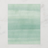 Eukalyptus & Peonies Gray Baby Dusche (Rückseite)