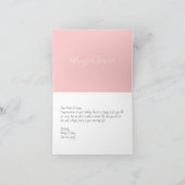 Eukalyptus Peonies Wedding Glückwunschkarte Karte (Innenseite)