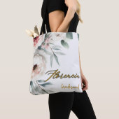 Eukalyptus & Peony Watercolor Tasche (Von Nahem)