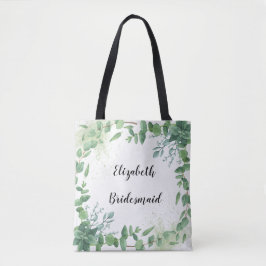 Eukalyptus Personalisiert Bridesmaid Tote Bag Tasche