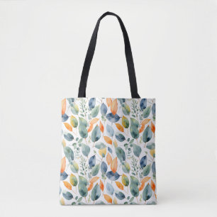 Eukalyptus-Pflanze Grüner Orange 350 Aquarell Tasche
