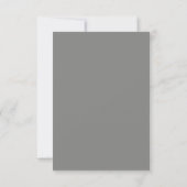 Eukalyptus Pine Calendar Grau Wedding Save The Date (Rückseite)