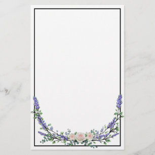 Eukalyptus pink roses briefpapier