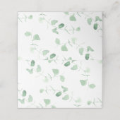 Eukalyptus-Platzkarten Platzkarte (Außenseite Aufgefaltet)