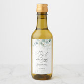 Eukalyptus Pop, wenn sie Pop Baby Dusche Weinetikett (Vorderseite)