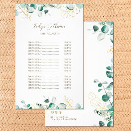 Eukalyptus-Preisliste Flyer