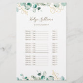 Eukalyptus-Preisliste Flyer (Vorne)