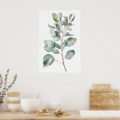 Eukalyptus-Printwerbung, Eukalyptus-Retro, Warerco Poster (Küche)