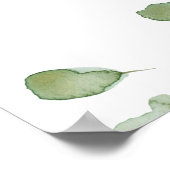 Eukalyptus Probe Abendessen Begrüßungszeichen Poster (Ecke)