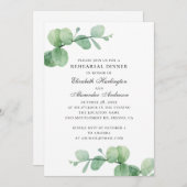 Eukalyptus-Probe Einladung (Vorne/Hinten)