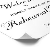 Eukalyptus-Probeessen-Empfangsposter-Schild Poster (Ecke)
