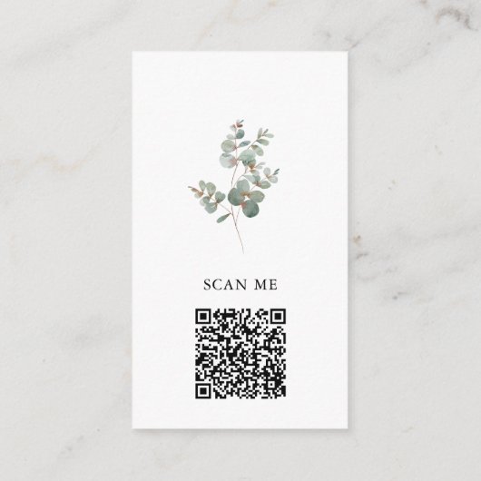 Eukalyptus QR Begleitkarte (Rückseite)