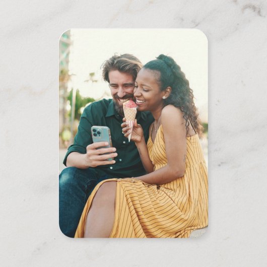 Eukalyptus QR Code UAWG Wedding Enclosure Card Begleitkarte (Rückseite)