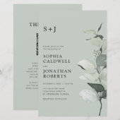 Eukalyptus QR Monogram Wedite (Vorne/Hinten)