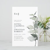 Eukalyptus QR Monogram Wedite (Stehend Vorderseite)