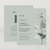 Eukalyptus QR Monogram Wedite (Vorne/Hinten)