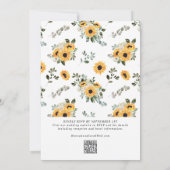 Eukalyptus QR UAWG Wedding Einladung (Rückseite)