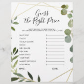 Eukalyptus rät das Brautparty zum richtigen Preis (Vorderseite)