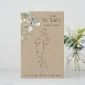 Eukalyptus rät den Dress-Brautparty-Spielstand (Stehend Vorderseite)