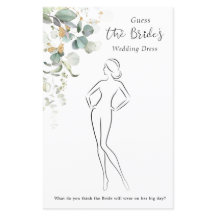 Eukalyptus rät den Dress-Brautparty-Spielstand