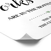 Eukalyptus rät, wie viele Corks Duschenklingeln Poster (Ecke)