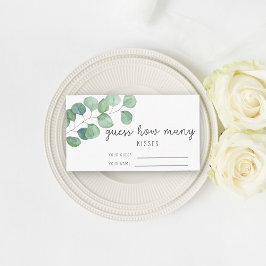 Eukalyptus - Raten Sie mal, wie viele Küsse Bridga Begleitkarte