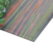 Eukalyptus-Regenbogen Schneidebrett (Ecke)