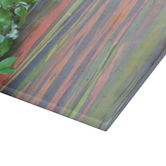 Eukalyptus-Regenbogen Schneidebrett (Ecke)