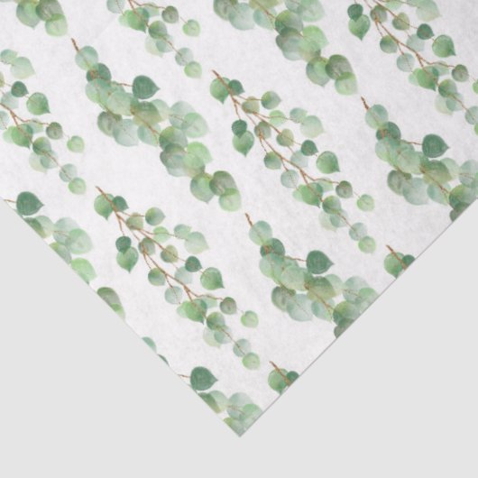 Eukalyptus-Reihe - Design 5 Seidenpapier (Detail)