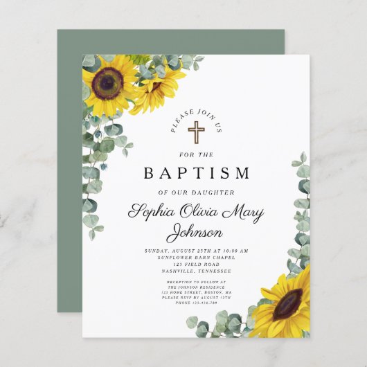 Eukalyptus Religiöse Taufe (Vorne/Hinten)