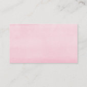 Eukalyptus-Rosa-Ballon-Babydusche-Windel-Tombola Begleitkarte (Rückseite)