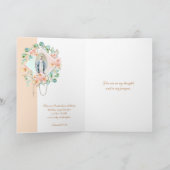 Eukalyptus Rosary Jungfrau Mary Scripture Karte (Innenseite)