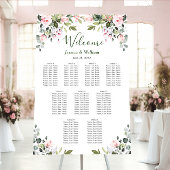 Eukalyptus & Rose 9 Tische mit SITZPLATZ Poster