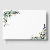 Eukalyptus-Rose Gästebuch (Vorderseite)