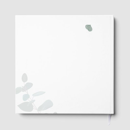 Eukalyptus-Rose Goldmedaille Gästebuch (Rückseite)