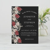 Eukalyptus-Rose, Hochzeit Einladung (Stehend Vorderseite)
