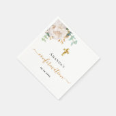 Eukalyptus-Rose Serviette (Ecke)