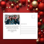 Eukalyptus, Rote Berries, 2 Foto Weihnachten Postkarte