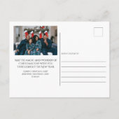 Eukalyptus, Rote Berries, 2 Foto Weihnachten Postkarte (Rückseite)