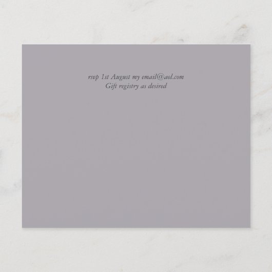 Eukalyptus-RSVP-Karten mit True Color GREENERY (Rückseite)