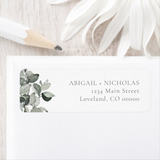 Eukalyptus-Rücksendeadresse (Insitu)