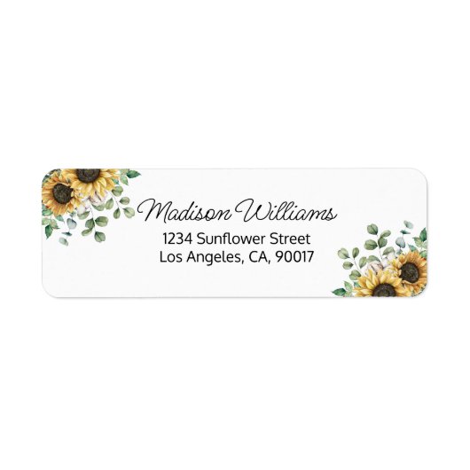 Eukalyptus-Rücksendeadresse (Vorne)