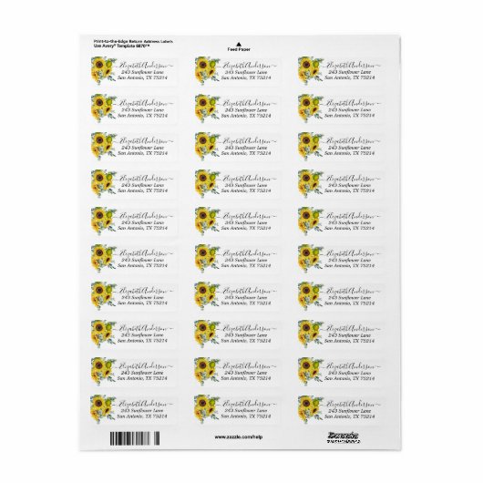 Eukalyptus-Rücksendeadresse (Vorne)