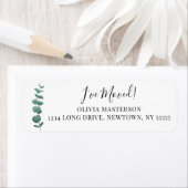 Eukalyptus-Rücksendeadresse (Insitu)