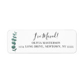 Eukalyptus-Rücksendeadresse (Vorne)