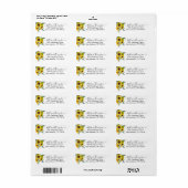 Eukalyptus-Rücksendeadresse (Vorne)