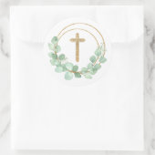 Eukalyptus Runder Aufkleber (Tasche)