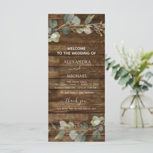 Eukalyptus Rustic Country (Stehend Vorderseite)