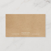 Eukalyptus Rustic Customer Appointing Card Visitenkarte (Rückseite)